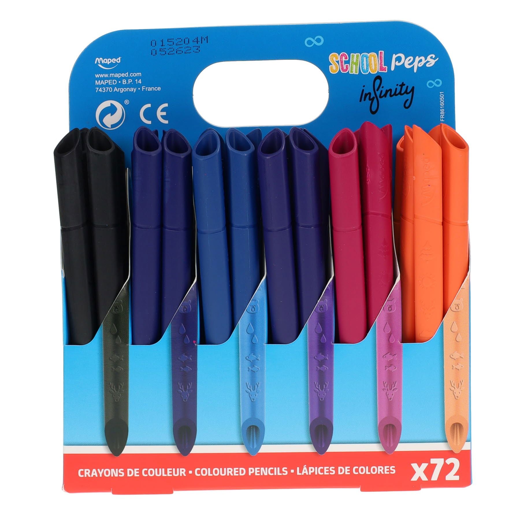 MAPED COLOR'PEPS STAR- BOX OF 72 PENCILS