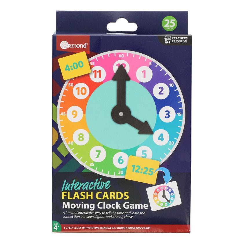 Ormond Interactive Flash Cards - Moving Clock Game – McArdles iSchool