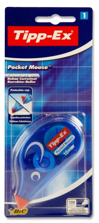 Ruban correcteur mini pocket mouse 5 m TIPP-EX