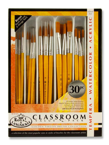 Golden Taklon 15 Piece Brush Set by Craft Smart | Michaels