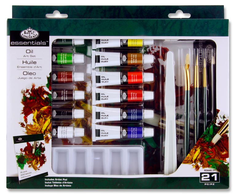 ESSENTIALS 21pce LARGE PAINTING ART SET - OIL – McArdles iSchool