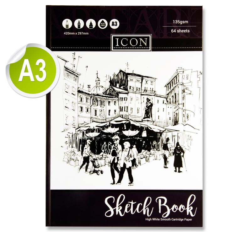 Scholar A3 Bristol Paper Pad -180 Gsm (20 Sheets, Wire Bound